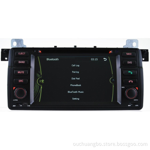 Ouchuangbo Auto-Radio DVD System for BMW 3 Series E46 GPS Navigation iPod USB RDS